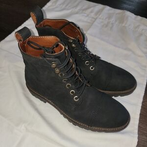 Portland Leather Patina Breaker Boot Shadow Black